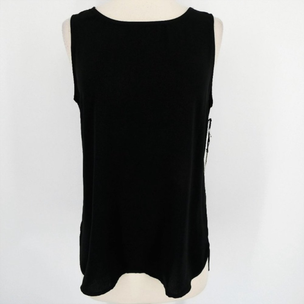 Halogen sleeveless blouse, black size L